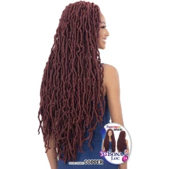FreeTress: 3X Bona Loc 24'' Crochet Braid -Wig Care Shop freetress crochet hair freetress 3x bona loc 24 28901766266966