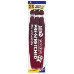 FreeTress: 3X Braid 301 28'' Pre-Stretched Braiding Hair -Wig Care Shop freetress crochet hair freetress 3x braid 301 28 28787231981654