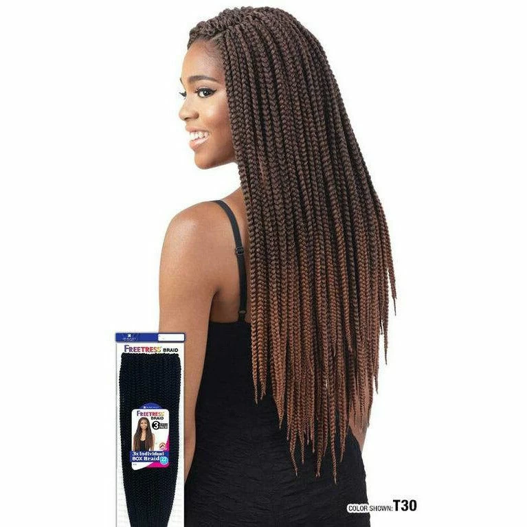 FreeTress: 3X Individual Box Braid 22" Crochet Braids - FINAL SALE FreeTress: 3X Individual Box Braid 22" Crochet Braids - FINAL SALE -Wig Care Shop freetress crochet hair freetress 3x individual box braid 22 crochet braids 28802057076822