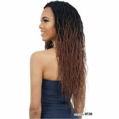 FreeTress: 3X Pre-Stretched Natural Wavy Twist 18" Crochet Braids -Wig Care Shop freetress crochet hair freetress 3x pre stretched natural wavy twist 18 28579367354454