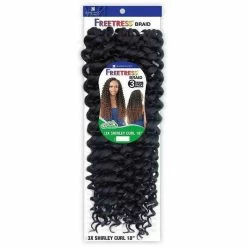 FreeTress: 3X Shirley Curl 18" Crochet Braids - FINAL SALE 5 FreeTress: 3X Shirley Curl 18" Crochet Braids - FINAL SALE -Wig Care Shop freetress crochet hair freetress 3x shirley curl 18 crochet braids 28272692953174