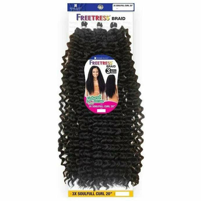 FreeTress: 3X Soulfull 20" Crochet Braids - FINAL SALE FreeTress: 3X Soulfull 20" Crochet Braids - FINAL SALE -Wig Care Shop freetress crochet hair freetress 3x soulfull 20 crochet braids 28272736174166
