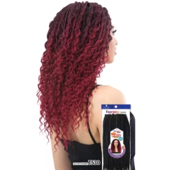 FreeTress: Boho Hippie Braid 12" Crochet Braids 4 FreeTress: Boho Hippie Braid 12" Crochet Braids -Wig Care Shop freetress crochet hair freetress boho hippie braid 12 crochet braids 28272806854742