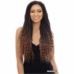 FreeTress: Hippie Braid 22" Crochet Braids - FINAL SALE -Wig Care Shop freetress crochet hair freetress hippie braid 22 crochet braids 28502850011222