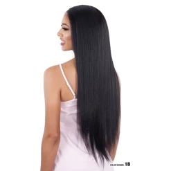 Shake N' Go: Organique Lace Front Wig - Light Yaky Straight 30" -Wig Care Shop freetress crochet hair freetress light yaky straight 30 organique lace front 28676843208790