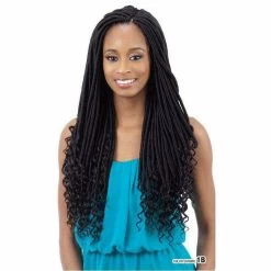 FreeTress: Straight Gorgeous Loc 18'' Crochet Braids -Wig Care Shop freetress crochet hair freetress straight goddess loc 18 28502310551638