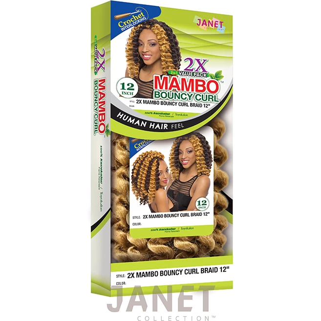 Janet Collection™: 2X Bouncy Curl Braid 12'' Janet Collection™: 2X Bouncy Curl Braid 12'' -Wig Care Shop janet collection crochet hair janet collection 2x bouncy curl braid 12 10949181734998
