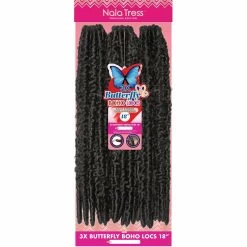 Janet Collection: Nala Tress 3X Butterfly Boho Locs 18"
