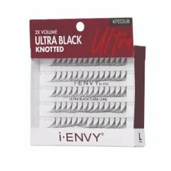Kiss: I Envy Ultra Black Knotted Individual Lash Extensions -Wig Care Shop kiss cosmetics kiss i envy ultra black knotted individual lash extensions 30279462912086