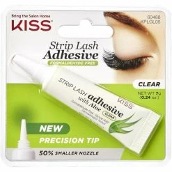 Kiss: Strip Eyelash Adhesive With Aloe -Wig Care Shop kiss cosmetics kiss strip eyelash adhesive with aloe 15789676560470