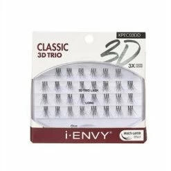 Kiss: I Envy Classic 3D Trio Lash Extensions -Wig Care Shop kiss cosmetics kpec03dd classic long kiss i envy classic 3d trio lash extensions 30279614496854