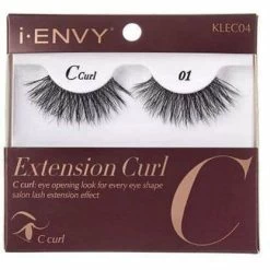 KISS: I-ENVY Extension Curl Eyelashes -Wig Care Shop kiss eyelashes klec04 kiss i envy extension curl eyelashes 28812931760214