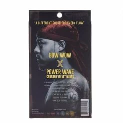 Red By Kiss: Power Wave Crushed Velvet Durag -Wig Care Shop kiss hair accessories red by kiss power wave crushed velvet durag 16050570330198