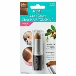 Red By Kiss: Quick Cover Gray Hair Touch Up Stick -Wig Care Shop kiss hair color medium brown lgc04 red by kiss quick cover gray hair touch up stick 30530070085718