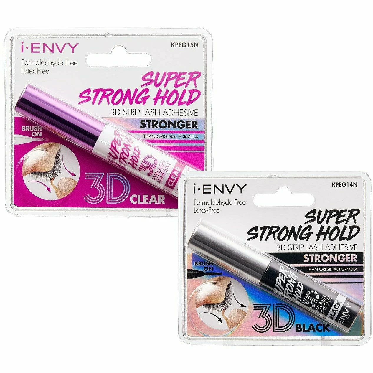 KISS: i ENVY 3D Super Strong Hold Brush on Strip Lash Adhesive KISS: I ENVY 3D Super Strong Hold Brush On Strip Lash Adhesive -Wig Care Shop kiss professional eyelashes kiss i envy 3d super strong hold brush on strip lash adhesive 14699091230806