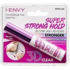 KISS: I ENVY 3D Super Strong Hold Brush On Strip Lash Adhesive 4 KISS: I ENVY 3D Super Strong Hold Brush On Strip Lash Adhesive -Wig Care Shop kiss professional eyelashes kpeg15n clear kiss i envy 3d super strong hold brush on strip lash adhesive 14699103158358