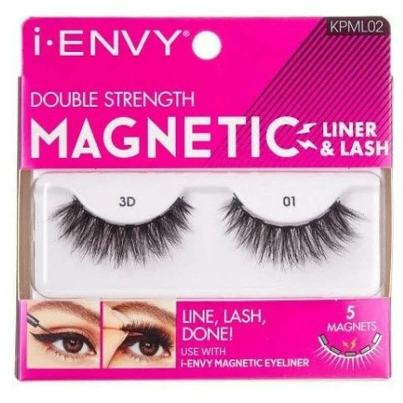 KISS: i-ENVY Double Strength Magnetic Liner & Lash KISS: I-ENVY Double Strength Magnetic Liner & Lash -Wig Care Shop kiss professional eyelashes kpml02 kiss i envy double strength magnetic lashes 15551436619862