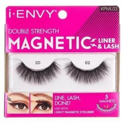 KISS: i-ENVY Double Strength Magnetic Liner & Lash KISS: I-ENVY Double Strength Magnetic Liner & Lash -Wig Care Shop kiss professional eyelashes kpml03 kiss i envy double strength magnetic lashes 15551442714710