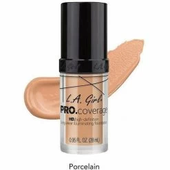 L.A. GIRL: Pro Coverage Illuminating Foundation -Wig Care Shop l a girl cosmetics porcelain l a girl pro coverage illuminating foundation 41944547344