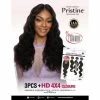 Pristine: 11A 100% Unprocessed Human Hair 3 Bundle + Closure Pack - Body Wave