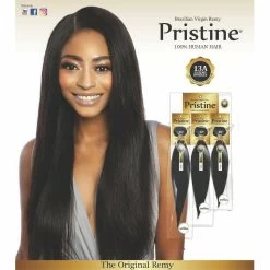 Pristine: 13A 100% Unprocessed Human Hair 3 Bundle Pack - Straight -Wig Care Shop mane concept virgin human hair pristine 13a 100 unprocessed human hair 3 bundle pack straight 14514740723798