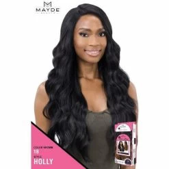 Mayde Beauty: Synthetic 5" L&L Front Wig - Holly -Wig Care Shop mayde beauty lace wigs mayde beauty synthetic 5 lace and lace front wig holly 15424005341270