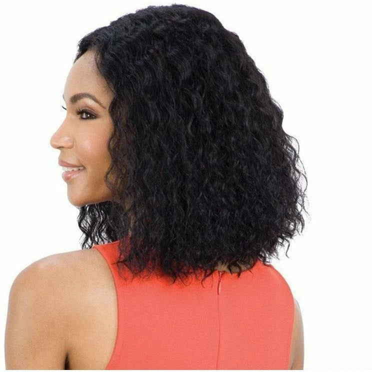 Mayde Beauty: 5" Lace & Lace Super Wet & Wavy (Med) Mayde Beauty: 5" Lace & Lace Super Wet & Wavy (Med) -Wig Care Shop mayde beauty lace wigs naturaldark mayde beauty 5 lace lace human hair lace front wig super wet wavy med 15449191448662