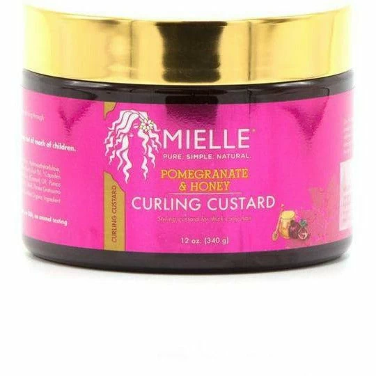 Mielle Organics: Pomegranate & Honey Curling Custard 12oz Mielle Organics: Pomegranate & Honey Curling Custard 12oz -Wig Care Shop mielle organics hair butters puddings custards mielle organics pomegranate honey curling custard 12oz 15625535619158