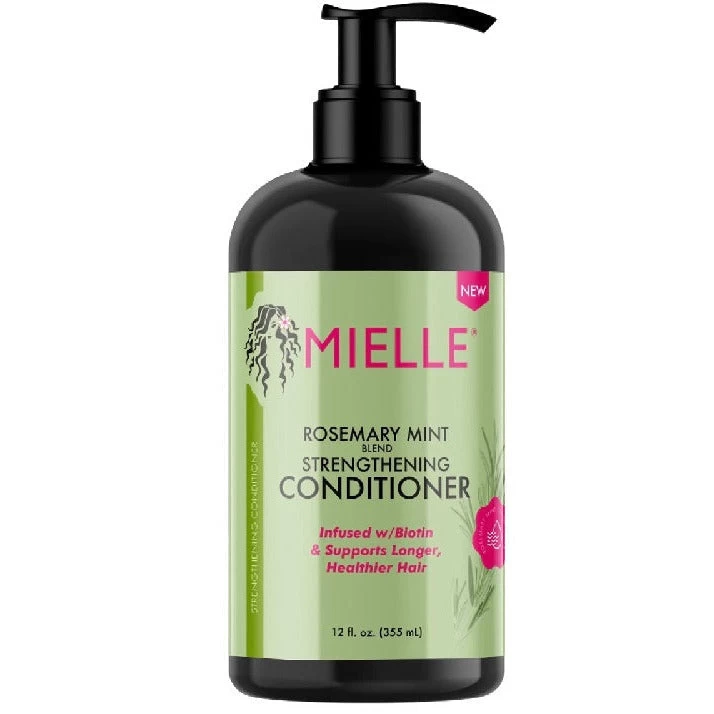 Mielle Organics: Rosemary Mint Strengthening Conditioner 12oz Mielle Organics: Rosemary Mint Strengthening Conditioner 12oz -Wig Care Shop mielle organics rosemary mint mielle organics rosemary mint strengthening conditioner 12oz 31368958902358