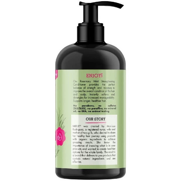 Mielle Organics: Rosemary Mint Strengthening Conditioner 12oz Mielle Organics: Rosemary Mint Strengthening Conditioner 12oz -Wig Care Shop mielle organics rosemary mint mielle organics rosemary mint strengthening conditioner 12oz 31368958967894