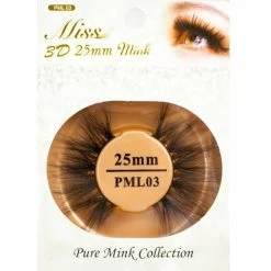 Miss Lash: 3D 25mm Mink Lash -Wig Care Shop miss lash eyelashes pml03 miss lash 3d 25mm mink lash 15575823122518