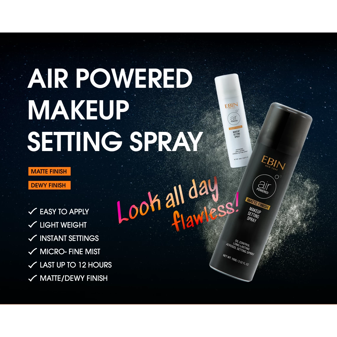 EBIN: Makeup Setting Spray EBIN: Makeup Setting Spray -Wig Care Shop nyx cosmetics ebin makeup setting spray 14698274291798