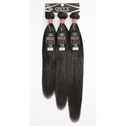 Onyx: 100% Virgin Brazilian Remi 3 Pack - Straight -Wig Care Shop onyx virgin human hair 12 14 16 onyx 100 virgin brazilian remi 3 pack straight 3875645358166