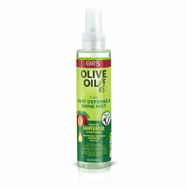 ORS: Olive Oil 2N1 Heat Defense & Shine Mist ORS: Olive Oil 2N1 Heat Defense & Shine Mist -Wig Care Shop ors hair care ors olive oil 2n1 heat defense mist 15933743104086