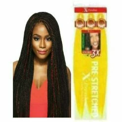 X-Pression: 3X Ultra Pre-Stretched Braid 52" -Wig Care Shop outre braiding hair x pression 3x ultra pre stretched braid 52 29345278984278