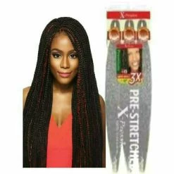 X-Pression: 3X Ultra Pre-Stretched Braid 52" -Wig Care Shop outre braiding hair x pression 3x ultra pre stretched braid 52 29345288618070