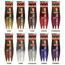 X-Pression: 3X Ultra Pre-Stretched Braid 52" -Wig Care Shop outre braiding hair x pression 3x ultra pre stretched braid 52 32604794159190