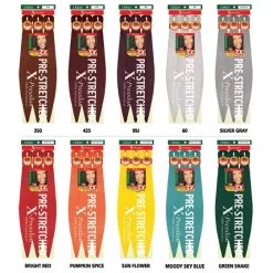 X-Pression: 3X Ultra Pre-Stretched Braid 52" -Wig Care Shop outre braiding hair x pression 3x ultra pre stretched braid 52 32604794388566