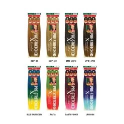 X-Pression: 3X Ultra Pre-Stretched Braid 52" -Wig Care Shop outre braiding hair x pression 3x ultra pre stretched braid 52 32604807266390