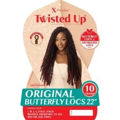 Outre: X-Pression Original Butterfly Locs 22" 4 Outre: X-Pression Original Butterfly Locs 22" -Wig Care Shop outre crochet hair outre x pression original butterfly locs 22 31430572277846