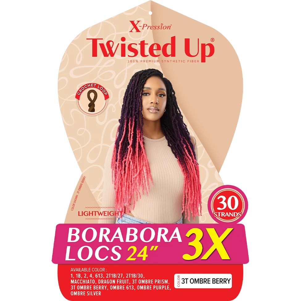 Outre: Xpression Twisted Up 3X BoraBora Locs 24" Crochet Braids Outre: Xpression Twisted Up 3X BoraBora Locs 24" Crochet Braids -Wig Care Shop outre crochet hair outre xpression twisted up 3x borabora locs 24 crochet braids 30234625507414