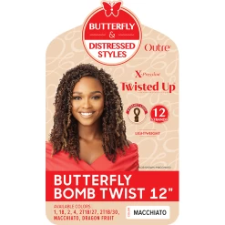 Outre: Xpression Twisted Up Butterfly Bomb Twist 12" Crochet Braids -Wig Care Shop outre crochet hair outre xpression twisted up butterfly bomb twist 12 28879264514134