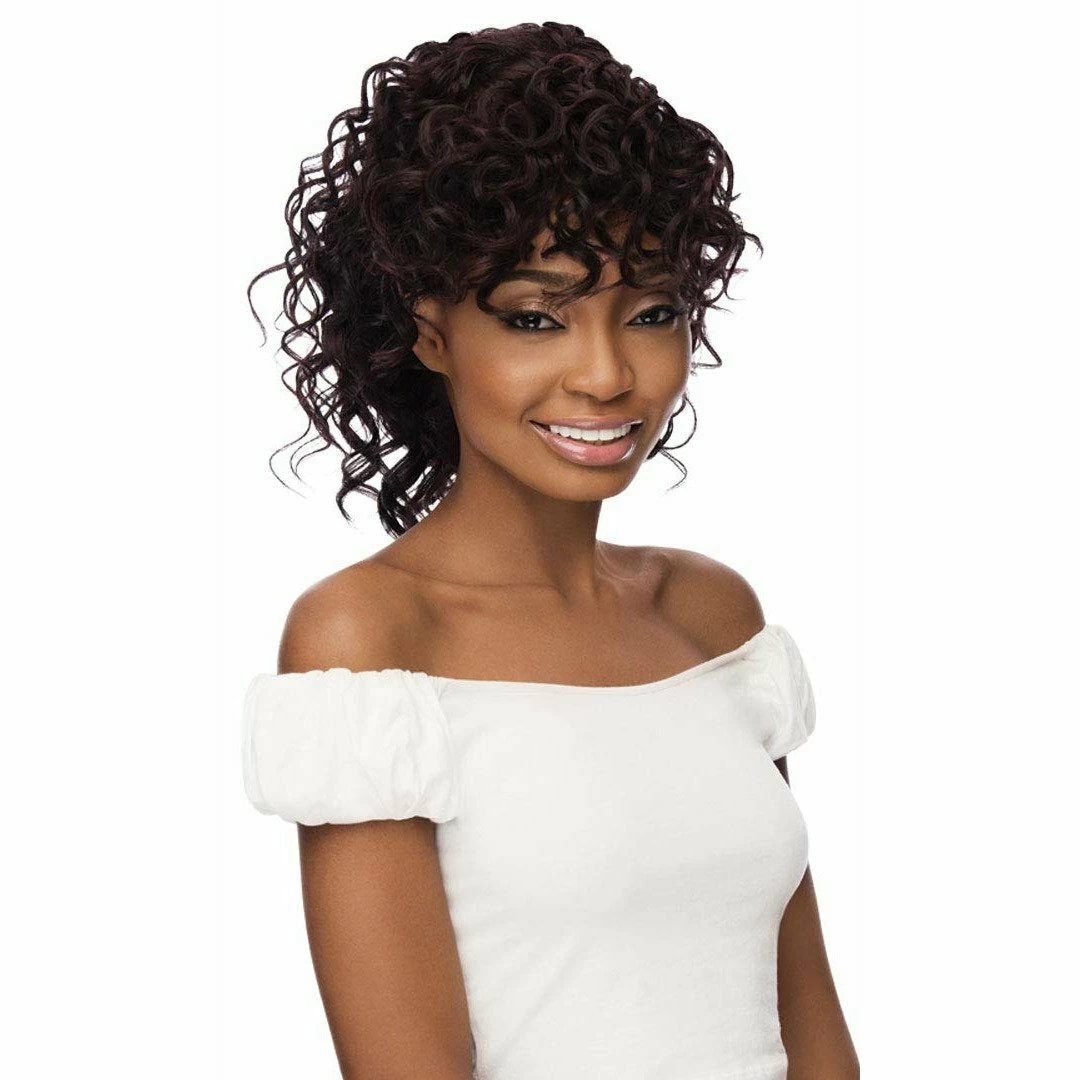 Outre: Synthetic Bang x Pony - Cyndi Outre: Synthetic Bang X Pony - Cyndi -Wig Care Shop outre drawstring ponytails outre synthetic bang x pony cyndi 15569671225430