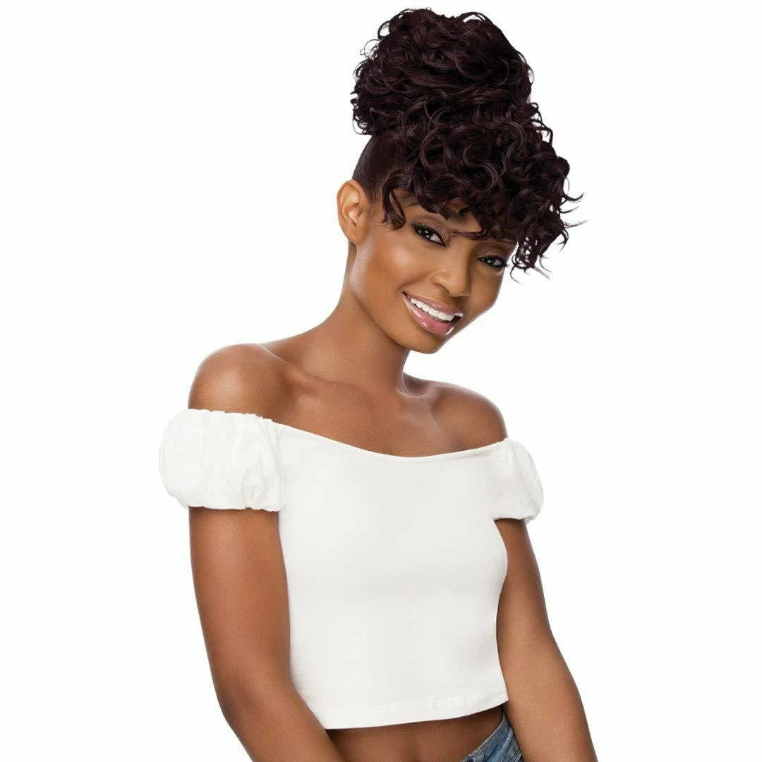 Outre: Synthetic Bang x Pony - Cyndi Outre: Synthetic Bang X Pony - Cyndi -Wig Care Shop outre drawstring ponytails outre synthetic bang x pony cyndi 15569671258198