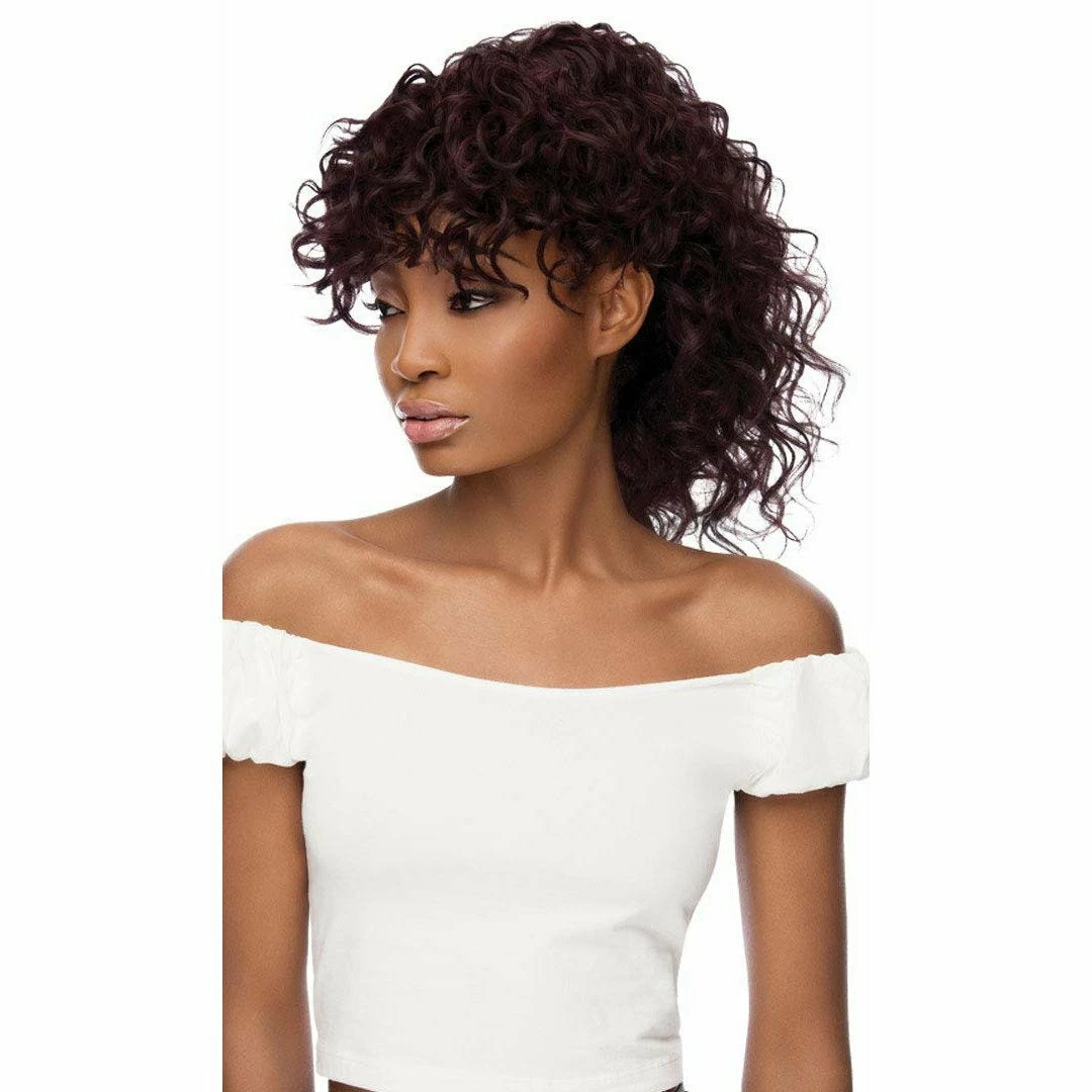 Outre: Synthetic Bang x Pony - Cyndi Outre: Synthetic Bang X Pony - Cyndi -Wig Care Shop outre drawstring ponytails outre synthetic bang x pony cyndi 15569671290966