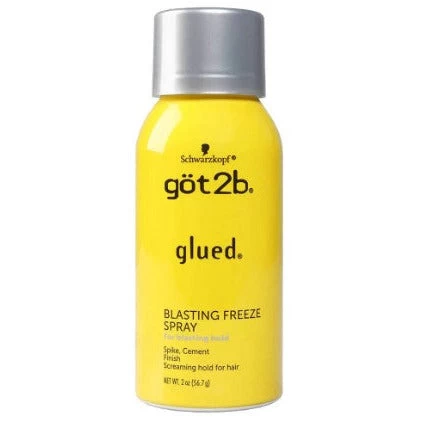 Göt2b: Glued Blasting Freeze Spray all size (#Chemical) Schwarzkopf Göt2b: Glued Blasting Freeze Spray All Size (#Chemical) -Wig Care Shop schwarzkopf styling product 2oz got2b glued blasting freeze spray 31111086800982