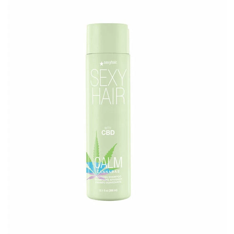 Calm Sexy Hair Cannabae Soothing Shampoo 10.1oz Calm Sexy Hair Cannabae Soothing Shampoo 10.1oz -Wig Care Shop sexy hair hair care calm sexy hair cannabae soothing shampoo 10 1oz 30649268994134