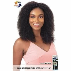 Shake N' Go: Nature W&W Bohemian Curl 3PCS (10"12"14")