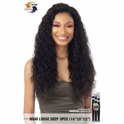 Shake N' Go: Nature W&W Loose Deep 3PCS (18"20"22")