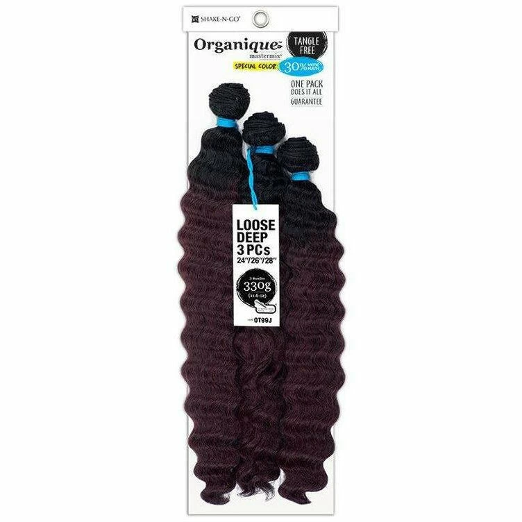 Shake N' Go: Organique Loose Deep 3pcs 24/26/28" Shake N' Go: Organique Loose Deep 3pcs 24/26/28" -Wig Care Shop shake n go hair extensions shake n go organique loose deep 3pcs 24 26 28 28586687168598